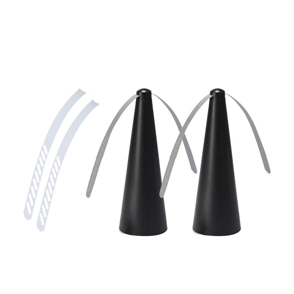 Ohmyroo 2 Pack Fly Repellent Table Fan Chemical-Free Personal Insect Deterrent Fan for Outdoor Dining Picnic Patio