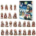 thumbnail image 1 of Ohmyroo 2025 Christmas Countdown Calendar Cute Acrylic Decorative Gift Boxes Festive Supplies For Family Friend Holiday Decoration, 1 of 5