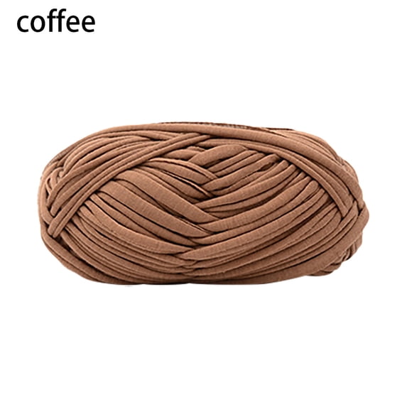 Ohmyroo 3.5oz Bulky Cotton T-Shirt Yarn for Hand Knitting Crochet Blanket Basket Home Craft