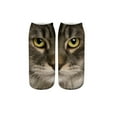 thumbnail image 1 of Ohmyroo 3D Cat Eye Printed Socks Fashion Pattern Comfortable Daily Wear Footwear, 1 of 2