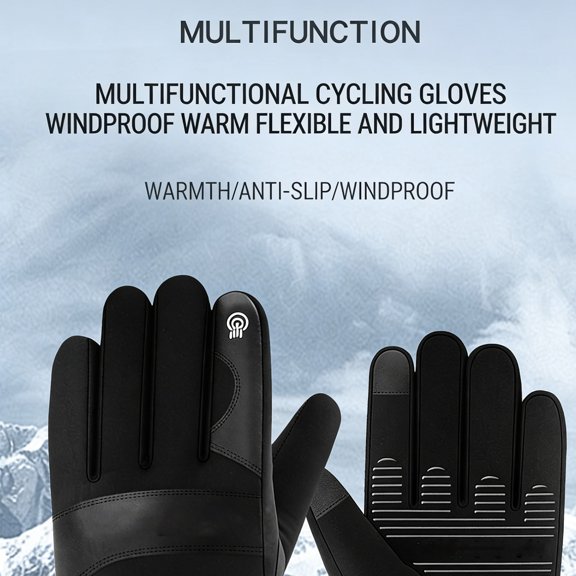 Ohmyroo 5V USB Heated Touchscreen Gloves for Outdoor Activities Waterproof Thermal Gloves for Men Women Work Cold Weather Needs