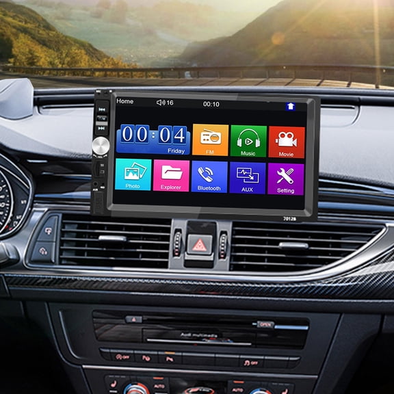 Ohmyroo 7-Inch Touchscreen Auto MP5 Player Bluetooth Handsfree Radio Receiver With Reversing Video