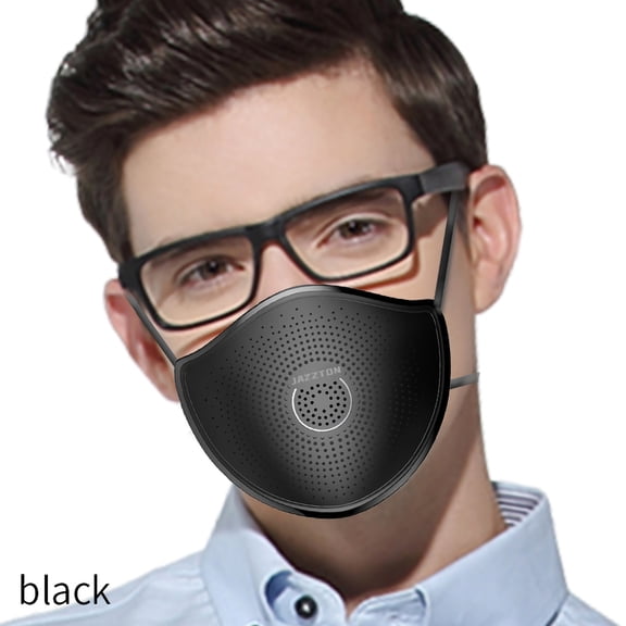 Ohmyroo Adult Protective Mask 5 Filters Assorted Colors Soft TPU For Men Women Office Cycling Respiratory Rescue Tool