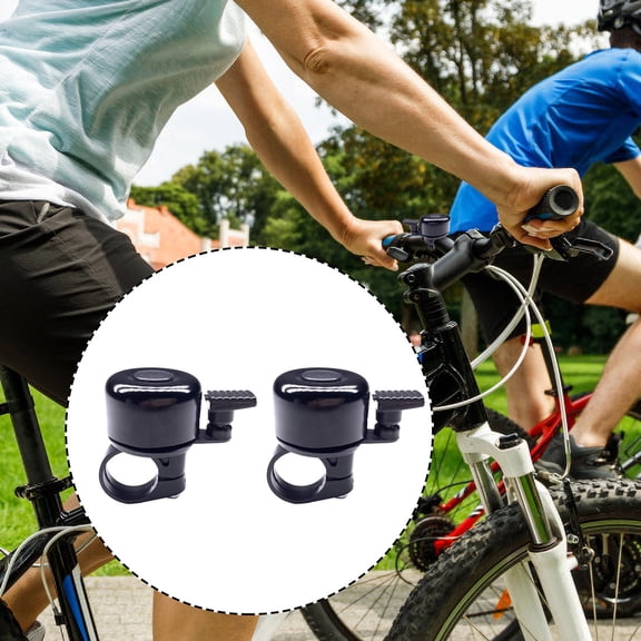 Ohmyroo Aluminum Alloy Bicycle Bell 2 Piece Set High Quality Clear Sound Ringer For Road And Mountain Bikes