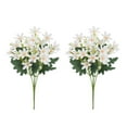 thumbnail image 1 of Ohmyroo Artificial Orchid Bouquet 2 Pcs Faux Floral Arrangement Living Room Table Holiday Celebration Decor, 1 of 5