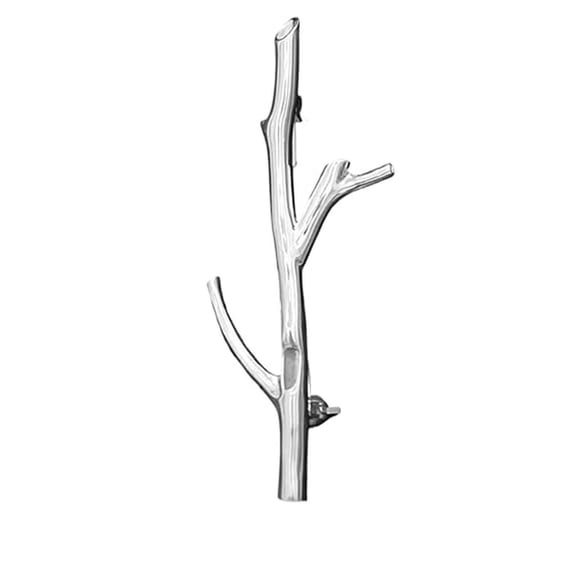 Ohmyroo Branch Flower Brooch Wearable Bouquet Clip Elegant Handmade DIY Floral Pin Accessory