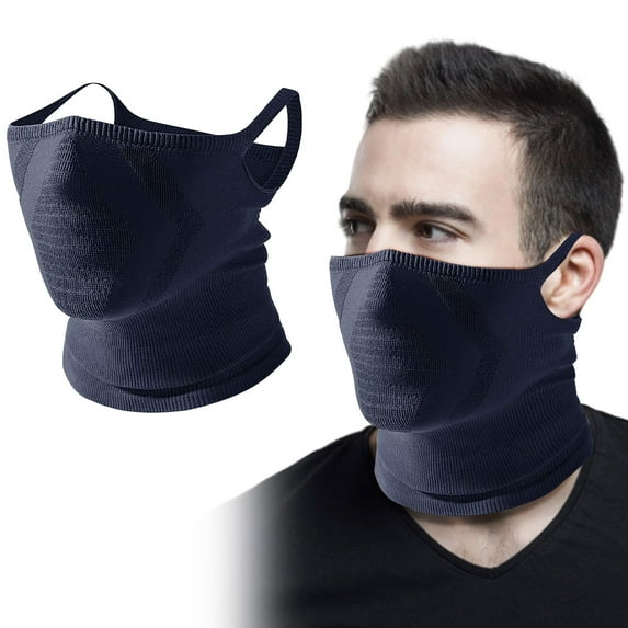 Ohmyroo Breathable Windproof Face Mask for Outdoor Activities, Ice Silk Fabric with Sun Protection, Ear Loop Design for Cycling, Motorcycling, and Travel