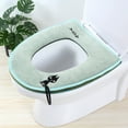 thumbnail image 1 of Ohmyroo Crystal Velvet Cat Pattern Zipper Toilet Seat Cover for Home Bathroom Soft Warm Anti Slip, 1 of 6