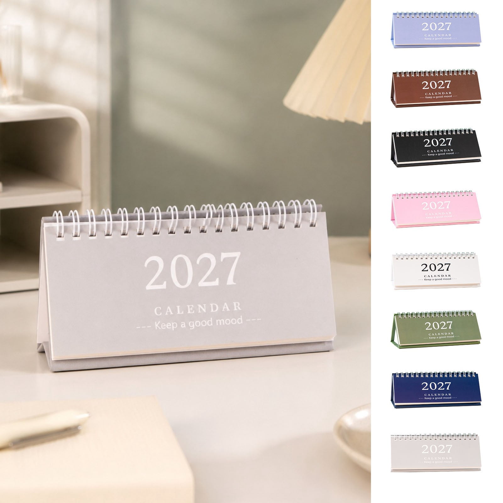 Ohmyroo Desk Calendar Planning Check In Notebook, Desktop Monthly ...