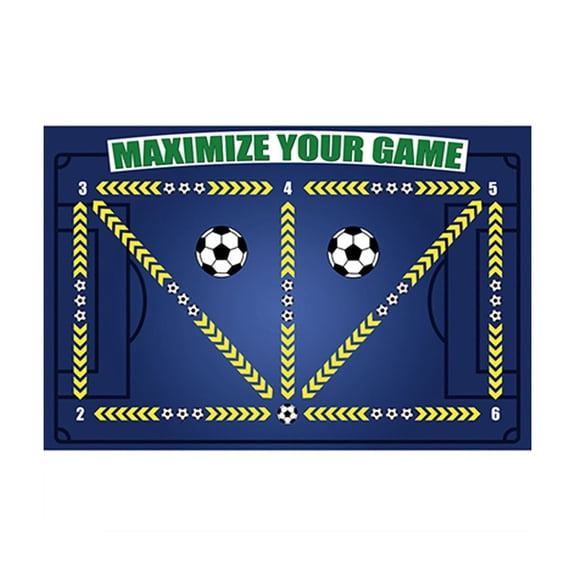 Ohmyroo Diatom Mud Football Training Mat Non-Slip Sound Insulation Fitness Rug for Footwork