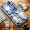 thumbnail image 1 of Ohmyroo Dog Shape Silicone Ice Cube Mold Easy Release for Home Kitchen Refrigerator Beverage Cooling, 1 of 9