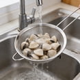 thumbnail image 1 of Ohmyroo Fine Mesh Stainless Steel Strainer Sieve With Ergonomic Handle For Kitchen Rice Quinoa Flour Baking 11 Inch, 1 of 6