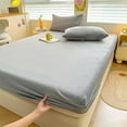 thumbnail image 1 of Ohmyroo Fitted Sheet And Bed Cover Set Deep Pocket Soft Ultras Fine Plush Material Shrink And Fade Resistant Bedding Set For Home, 1 of 6