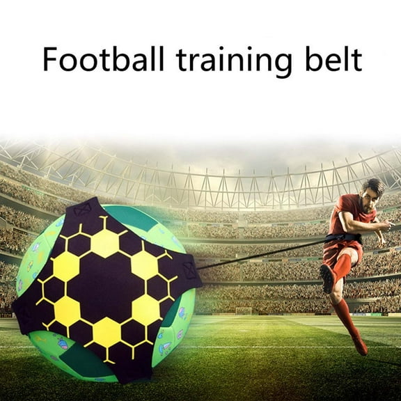 Ohmyroo Football Training Belt Adjustable Kick Trainer for Soccer Beginners and Practice Improvement