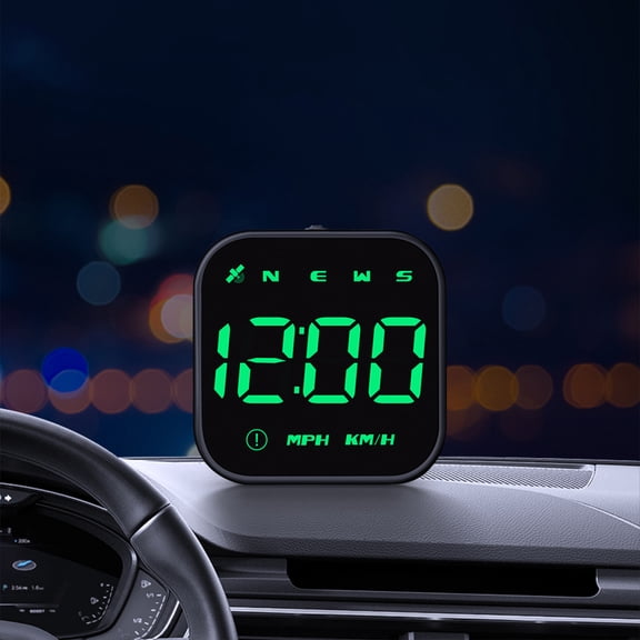 Ohmyroo GPS Speedometer Digital HUD Display Vehicle Odometer with Overspeed Alarm and Compass