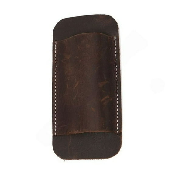 Ohmyroo Genuine Leather Waist Knife Sheath Outdoor Hanging Design for Camping Hiking Durable Protective Case