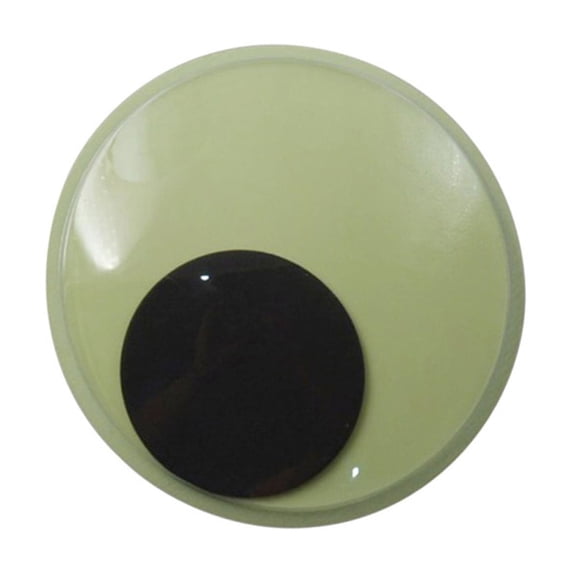 Ohmyroo Glow In The Dark Giant Googly Eyes, Self Adhesive Luminous Plastic Craft Decals, Spooky Outdoor Bush And Tree Decoration Accessory For Halloween Parties