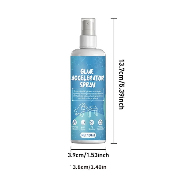 Ohmyroo Glue Accelerator Activator Super Glue Boost Adhesion Non Sticky Fast Drying Home Repair Tool