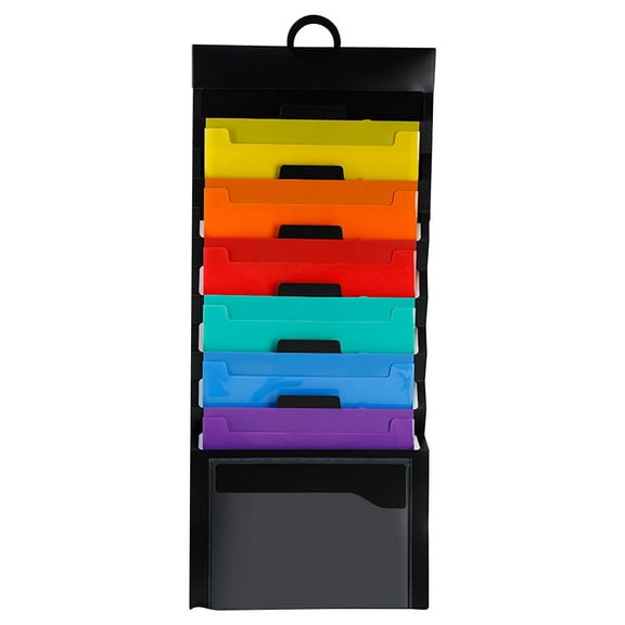 Ohmyroo Hanging Organ Folder Office Document Storage Rack Wall Mounted File Organizer School Supply