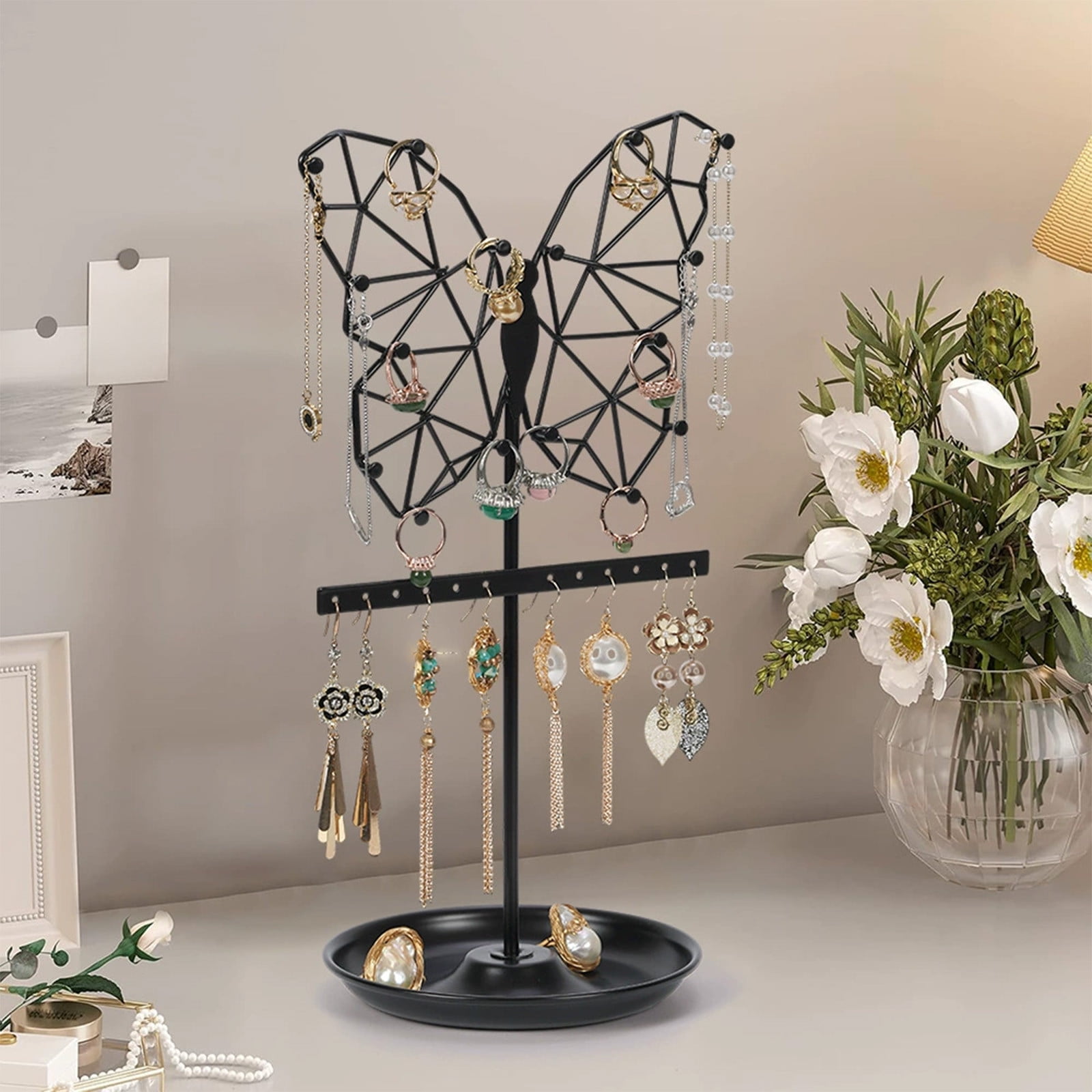 Ohmyroo Jewelry Organizer Rack for Home Bedroom Bathroom Jewelry ...
