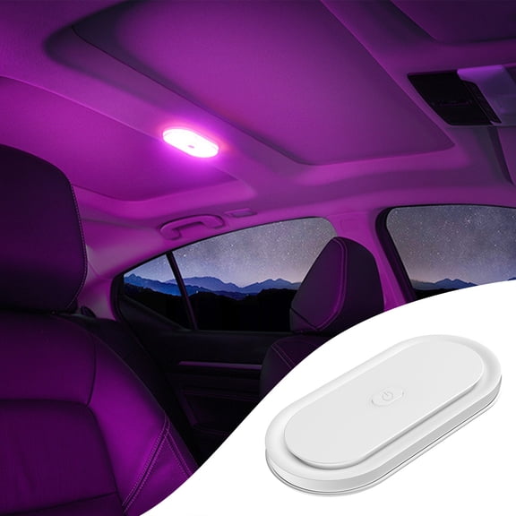 Ohmyroo LED Interior Ambient Light Touch Sensitive Wireless Decorative Lamp For Trucks SUVs White