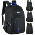 thumbnail image 1 of Ohmyroo Large Capacity Nylon Travel Backpack Water Resistant Outdoor Laptop Bag, 1 of 7