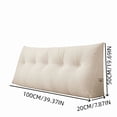 thumbnail image 1 of Ohmyroo Large Soft Tatami Backrest Pillow Sofa Lumbar Support Cushion for Dormitory Bedroom Home Comfort Essentials, 1 of 1