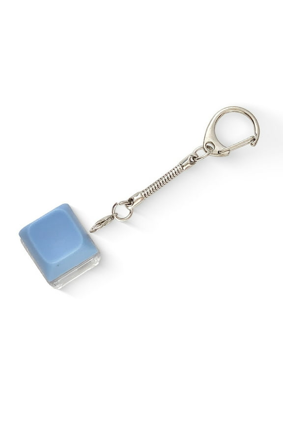 Light Up Button Fidget Toy Keychain Stress Relief Clicker Toy for Backpack Key Ring Anxiety Relief Boredom Killing