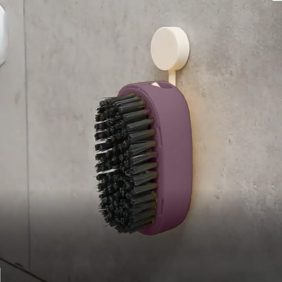 Ohmyroo Long-Handle Soft Bristle Shoe Brush Multi-Purpose Cleaning Tool