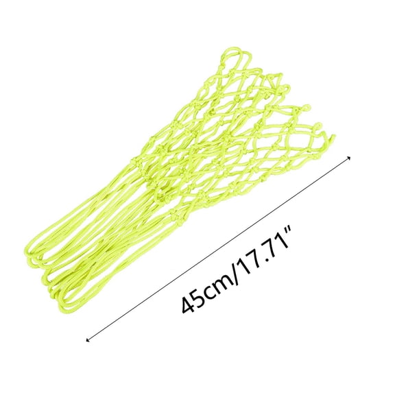 Ohmyroo Luminous Basketball Net 12 Loops 19.6 Inch Nylon For Outdoor Night Sports Replacement Hoop Standard Heavy Duty Accessory