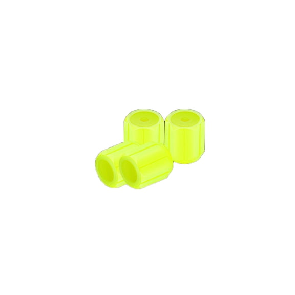 Ohmyroo Luminous Car Tire Cap Set Dark Activated Fluorescent Waterproof Wheel Caps No Tool Installation Vehicle Accessories