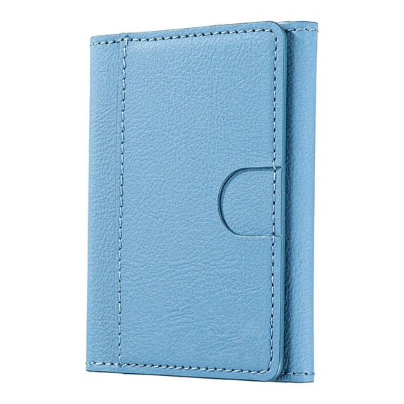 Ohmyroo Magnetic Phone Card Holder with Kickstand, Slim Matte Card Wallet, Secure Blocking Card Bag for Phone Back Attachment