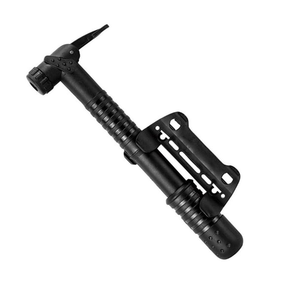 Ohmyroo Mini Portable Bicycle Pump Telescopic Hand Tyre Inflator Compatible With US And French Nozzles