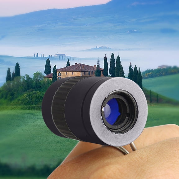 Ohmyroo Miniature Fingertip Binoculars 1.43 Inch Plastic Material for Kids Adults Sightseeing Concerts Pocket Sized Observation Gadgets