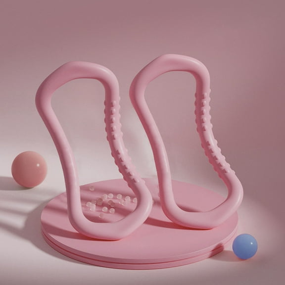 Ohmyroo Multi Functional Yoga Ring Shoulder Back Leg Trainer for Home Yoga Fitness Body Shaping Magic Ring Durable Plastic