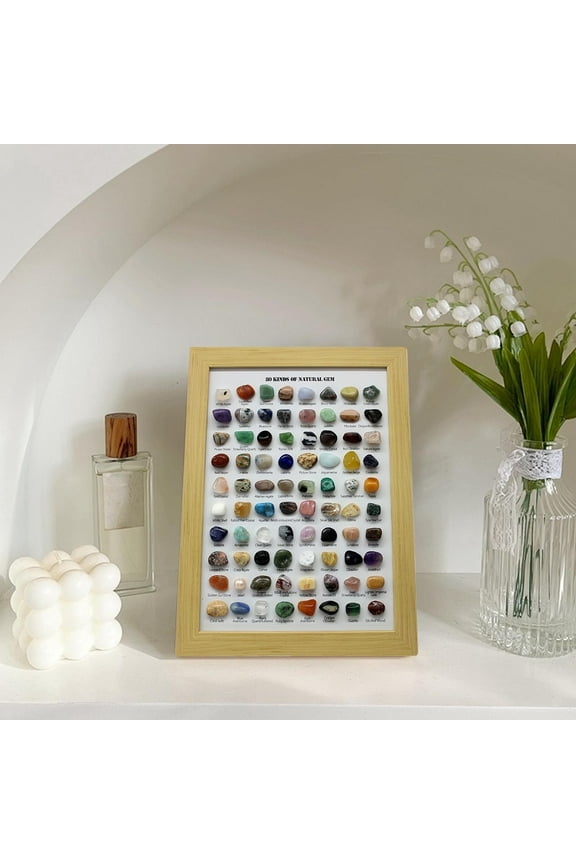 Natural Crystal Agate Ores Collection Set Decorative Specimens For Home Display And Ornamental Use