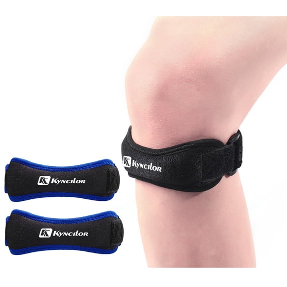 Ohmyroo Patella Tendon Knee Support Strap 6.7x3.1 Inch Adjustable Guard for Pain Relief and Injury Recovery