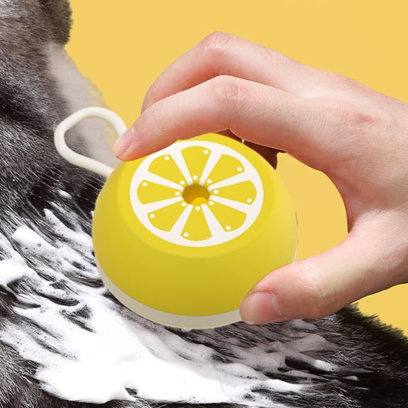 Ohmyroo Pet Bath Brush Gentle Grooming Tool for Animals