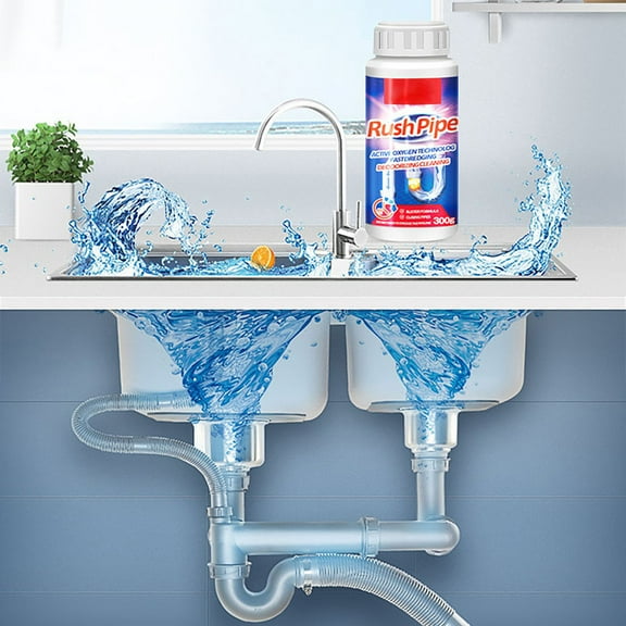 Ohmyroo Pipe Dredger And Deodorant Active Oxygen Agent For Kitchen Bathroom Drain Clog Removal