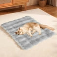 thumbnail image 1 of Ohmyroo Plush Fleece Pet Mat, Soft Reversible Sleeping Pad and Blanket for Dogs and Cats, Warm Kennel Bed Topper for Crate or Floor, 1 of 6