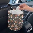 thumbnail image 1 of Ohmyroo Portable Hanging Car Garbage Bin for Road Trips Rear Seat Storage Trash Can Auto Organizer Durable Plastic Waste Container Needs, 1 of 6