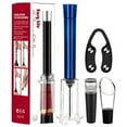 thumbnail image 1 of Ohmyroo Portable Needle Air Pressure Wine Opener Set Compact Bar Tool With Foil Cutter Vacuum Stopper And Pourer, 1 of 6