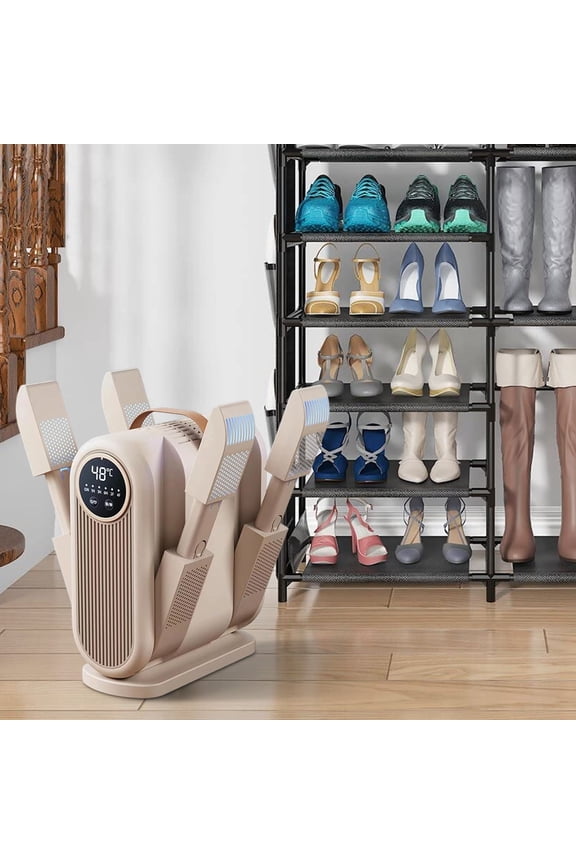 Portable Shoe Dryer 360 Fast Drying Boot Heater With Adjustable Timer For Sneakers And Gloves