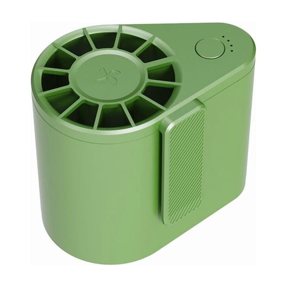 Ohmyroo Portable Wearable Waist Fan USB Rechargeable Hands Free Mini Cooling Device 3 Speeds For Outdoor Hiking Work