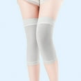 thumbnail image 1 of Ohmyroo Premium Breathable Knee Support Sleeves, Silk-Feel Knitted Knee Protectors with Non-Slip Design, Comfortable Warmth Retention for Indoor Activities and Yoga Practice, 1 of 3