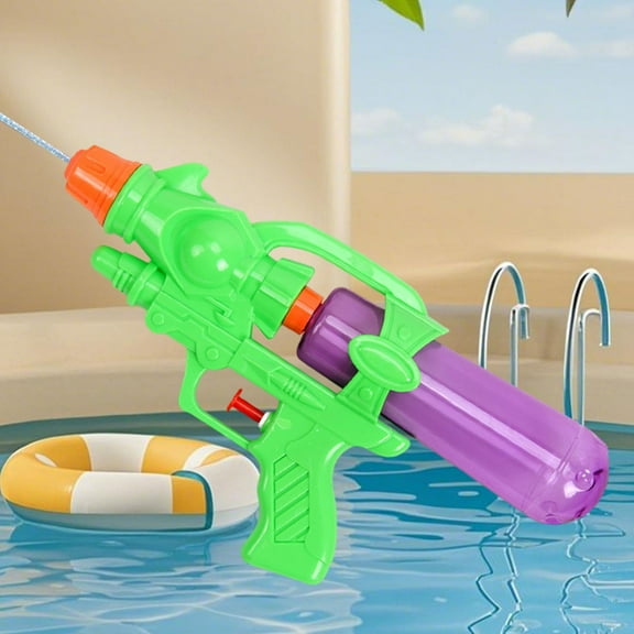 Ohmyroo Press Type Water Blaster Toy 10 Inch Solid Color Outdoor Soaker For Summer Pool Beach And Backyard Water Play