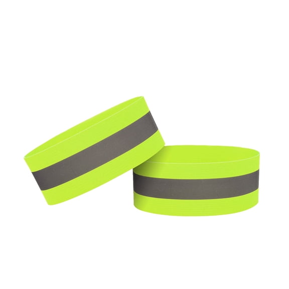 Ohmyroo Reflective Armband Belt 13.79x1.57 Inch Blue Green Orange Red For Night Running Cycling Safety Gear Tool