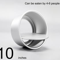 Ohmyroo Round Detachable Bottom Aluminum Alloy Cake Baking Tools for Home Commercial Baking Preparation Supplies