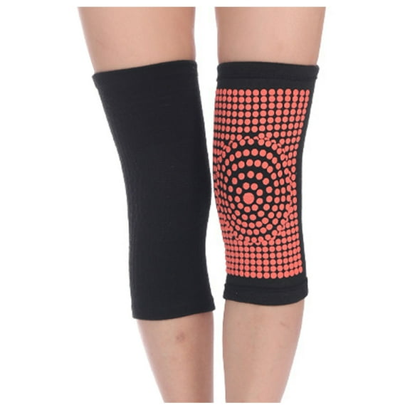 Ohmyroo Self-Heating Knee Pad Warmers Nylon Black Size as Shown For Outdoor Cycling Hiking Protection Gear Organization Method Reliable