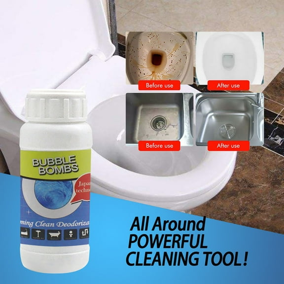 Ohmyroo Sink and Drains Pipe Dredging Powder for Home Kitchen Bathroom Use Clog Removal Cleaning Powder Needs